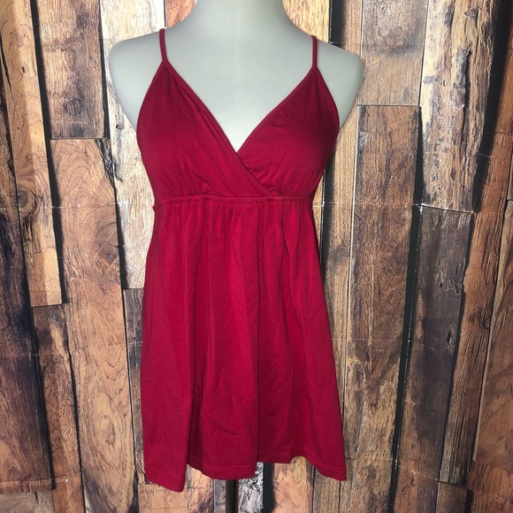 Express Deep V Babydoll Tank Top - Picture 2 of 5